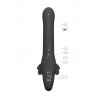 Wibrator strap-on strapless les 23cm 3x10 trybów